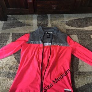 Pink Zip up sweatshirt